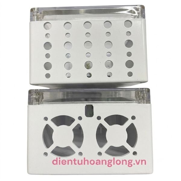  Hộp 200 TRẮNG mica phay sẵn 2 quạt 