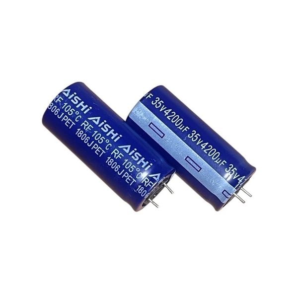  20 Tụ 35V 4200uF --- AISHI (18x40) mới 