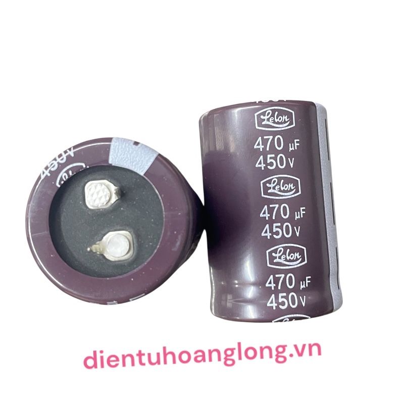 Tụ 470uF - 450V mới Lelong  (30x45)