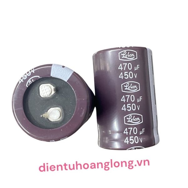  Tụ 470uF - 450V mới Lelong  (30x45) 