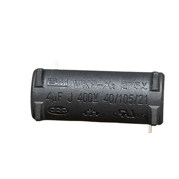  Tụ BM đen đứng 4uF 275V 