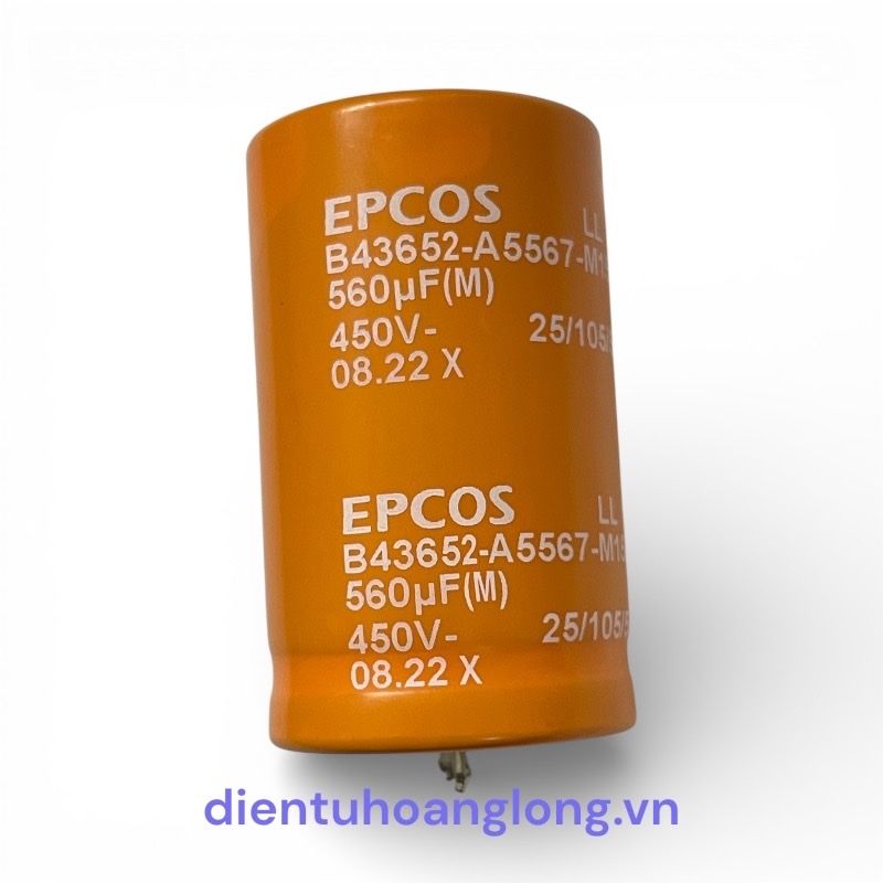 Tụ 560uF -450V EPCOS (30x50)