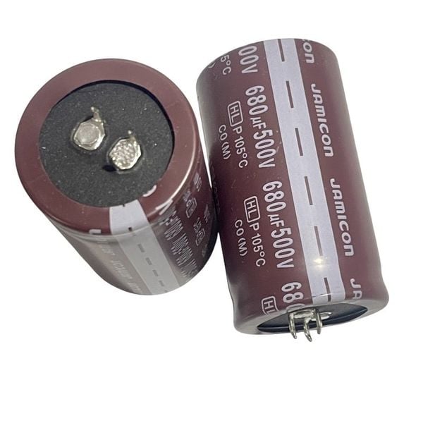  Tụ 680uF - 500V Jamicon mới (35X50) 