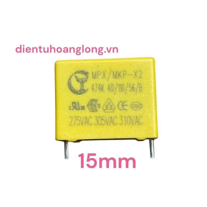 Tụ 0.47uF - 275V (chân ngắn)