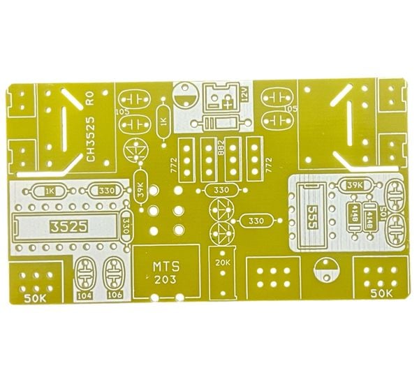  Băm Cầu H 3525 3CD board Vàng 