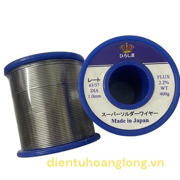  Chì (thiếc) Nhật 1.2mm------400g 63/37 (nhẹ lửa) 