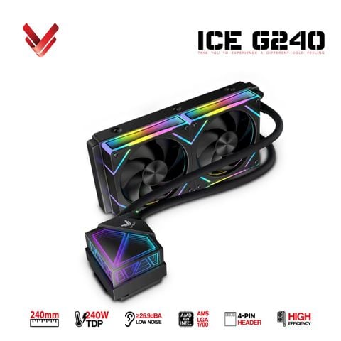 Tản Nhiệt Nước AIO VSP ICE G240 Black