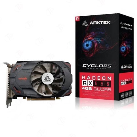 VGA ARKTEK RX550 4GB 128bit - 1 Fan