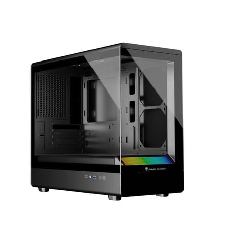 Vỏ case Jungle Leopard MS-01 Black (ATX, Không fan)