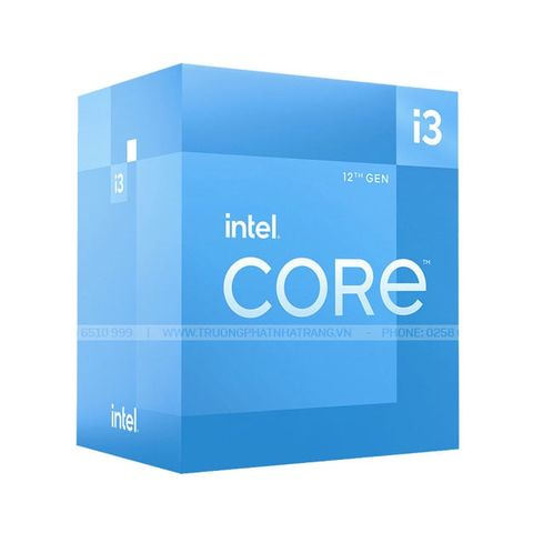 CPU Intel Core i3 12100F (4.30GHz, 4 Nhân 8 Luồng, 12MB Cache, Socket LGA1700)