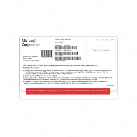 Phần mềm Windows Pro 11 64Bit Eng Intl 1pk DSP OEI DVD (FQC-10528) - Chính hãng