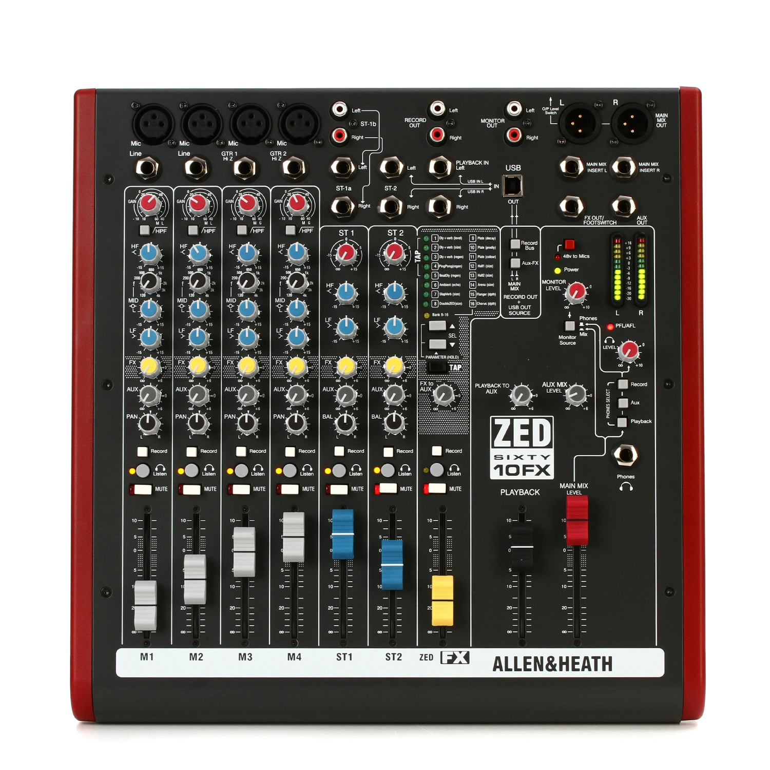 Mixer Analog Allen & Heath ZED60-10FX
