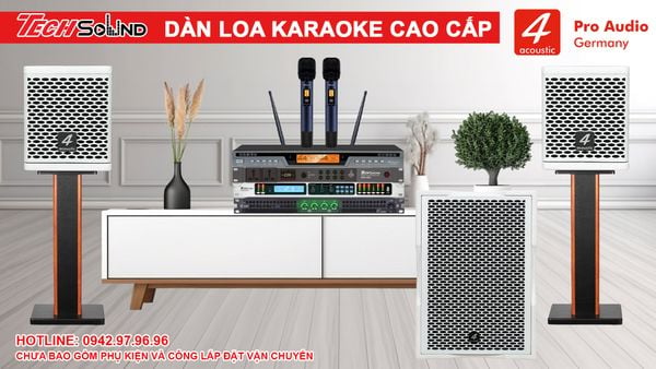 Dàn Loa Karaoke 4Acoustic HCS-105C White [01]