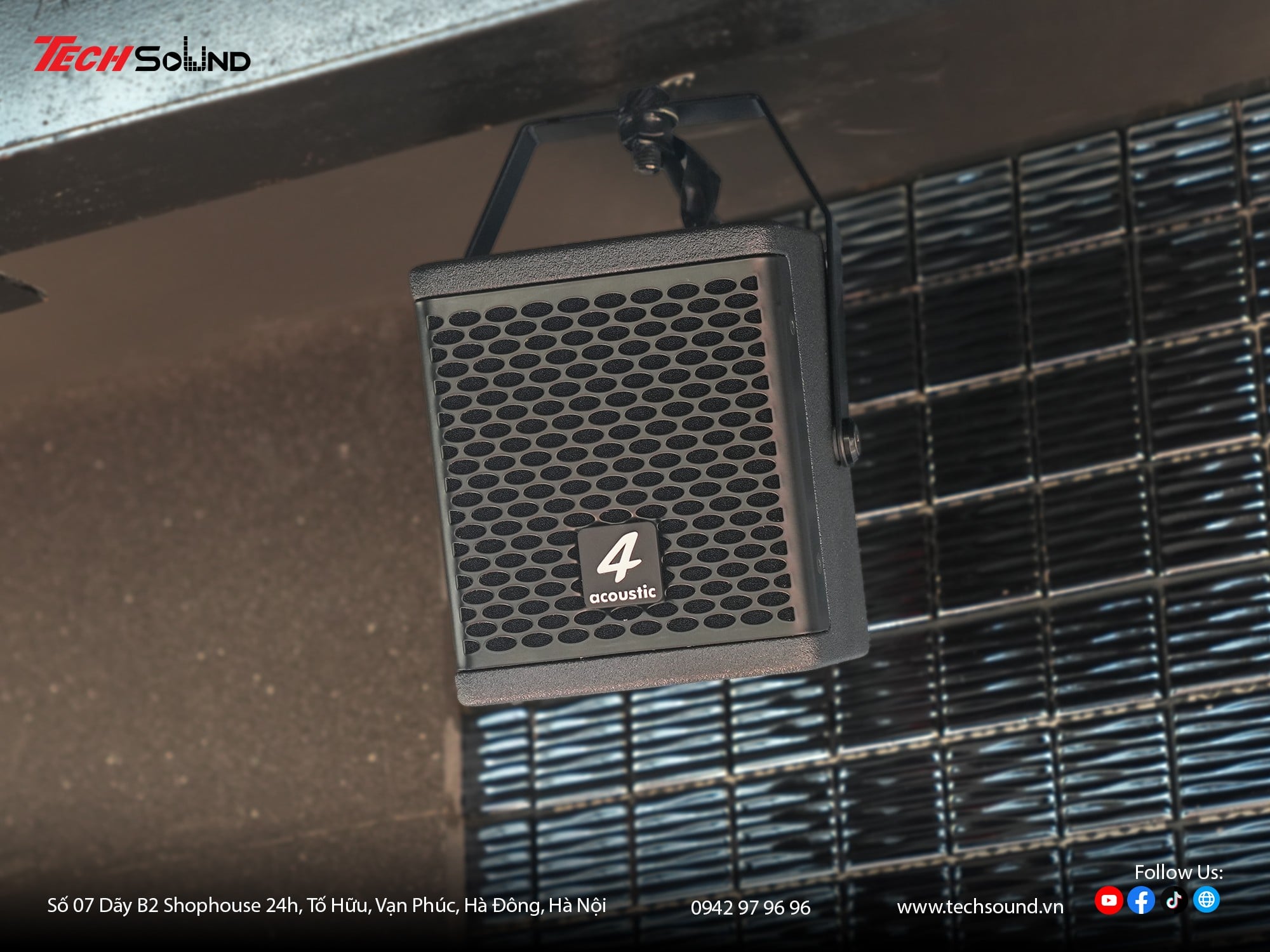 Giá treo loa chữ C 4acoustic CB 105C