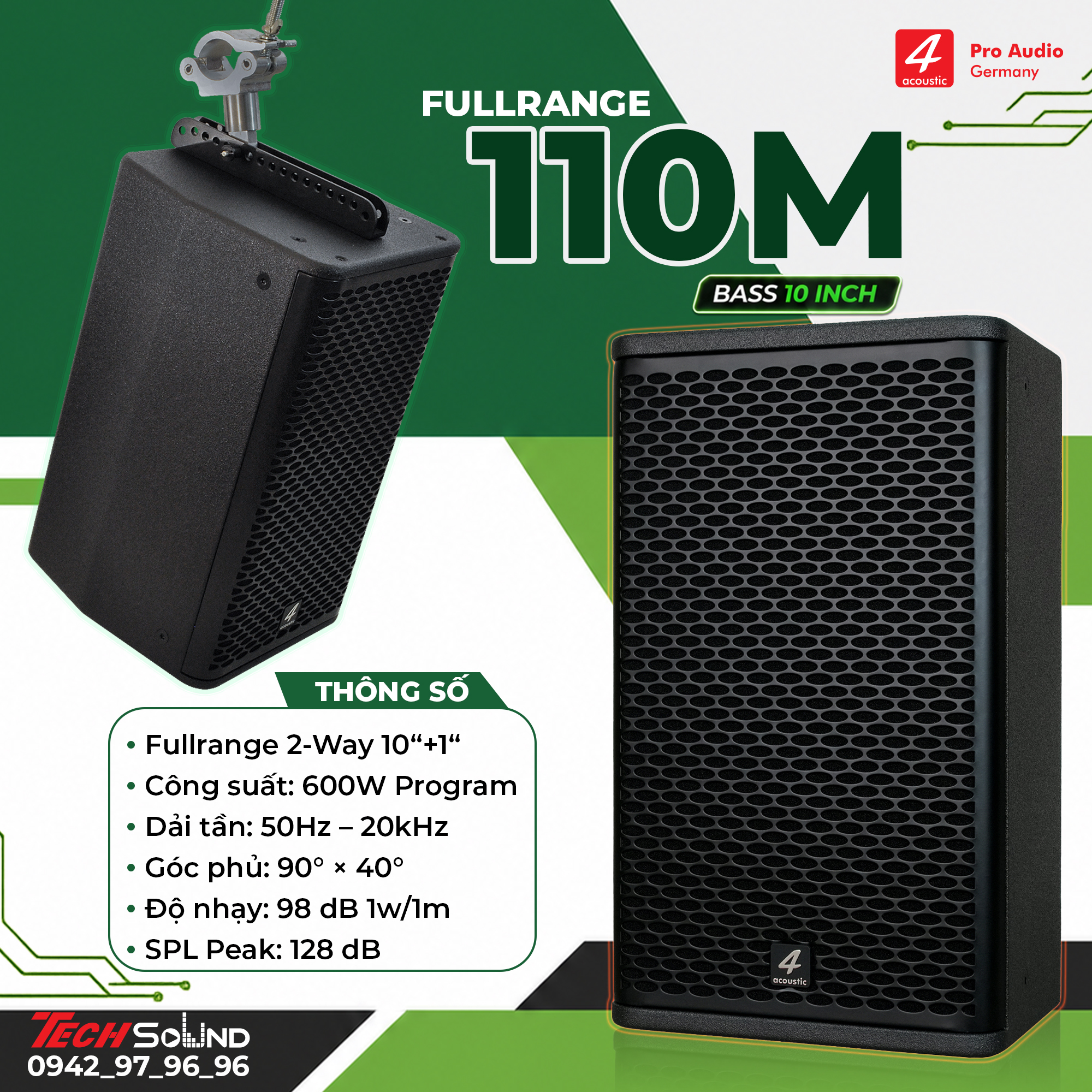 Loa Fullrange 4Acoustic PCS 110M