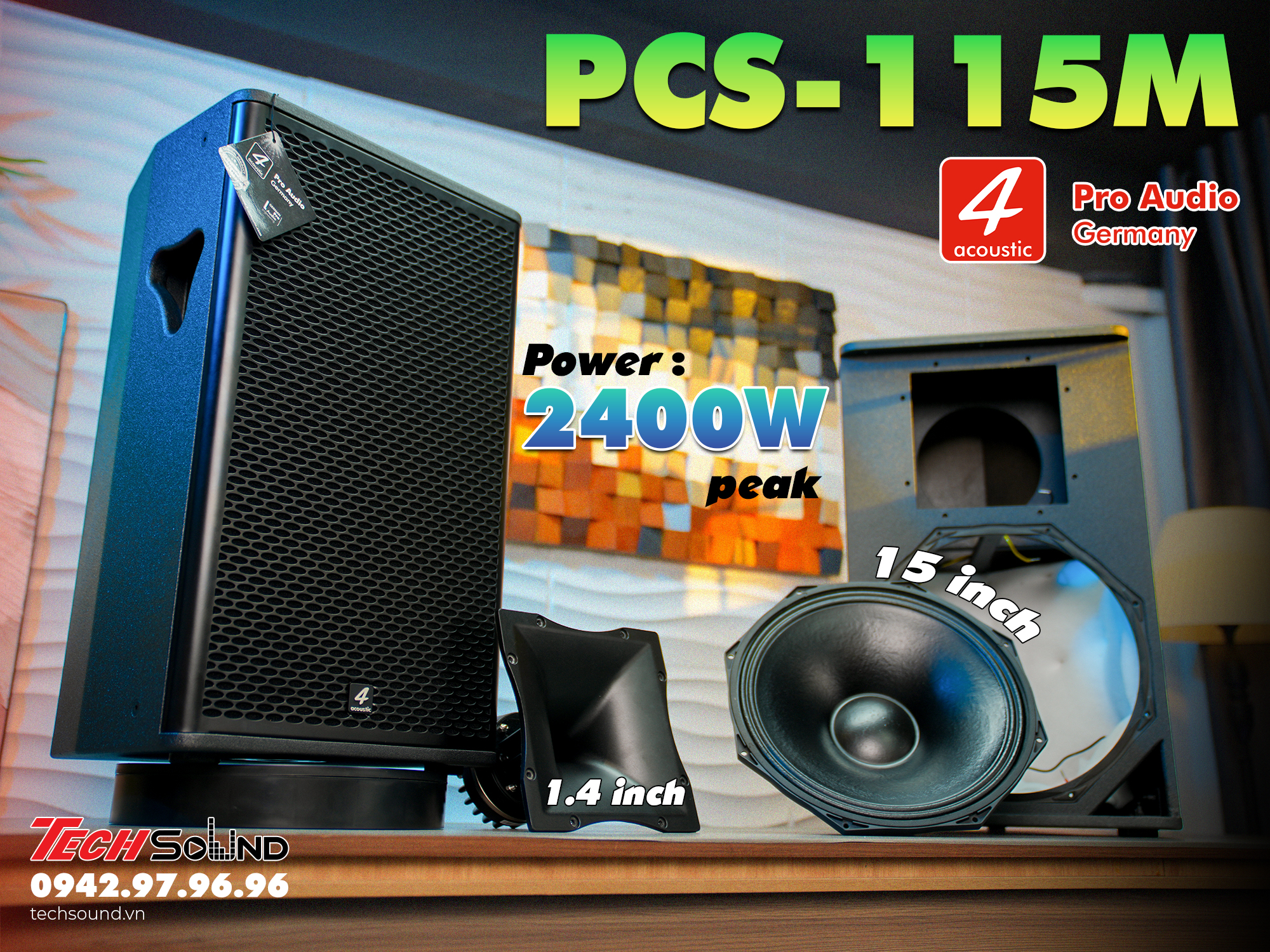Loa Fullrange 4Acoustic PCS 115M