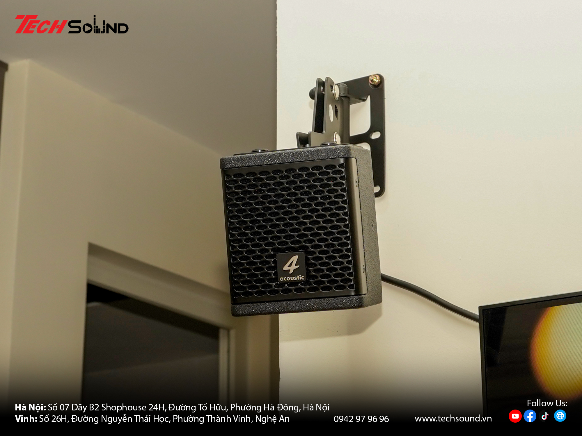 Giá treo tường cho loa 4acoustic WH 105C
