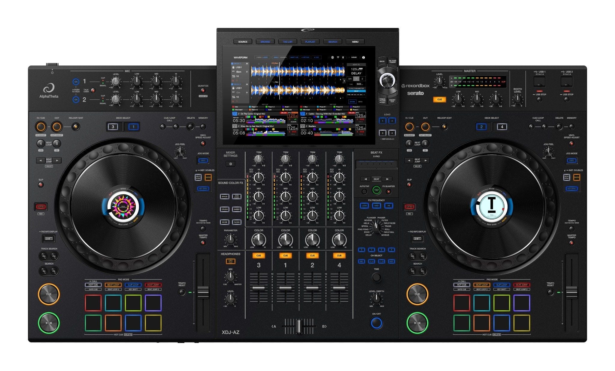 Bàn DJ AlphaTheta XDJ-AZ - DJ Controller All-in-One cao cấp 2026