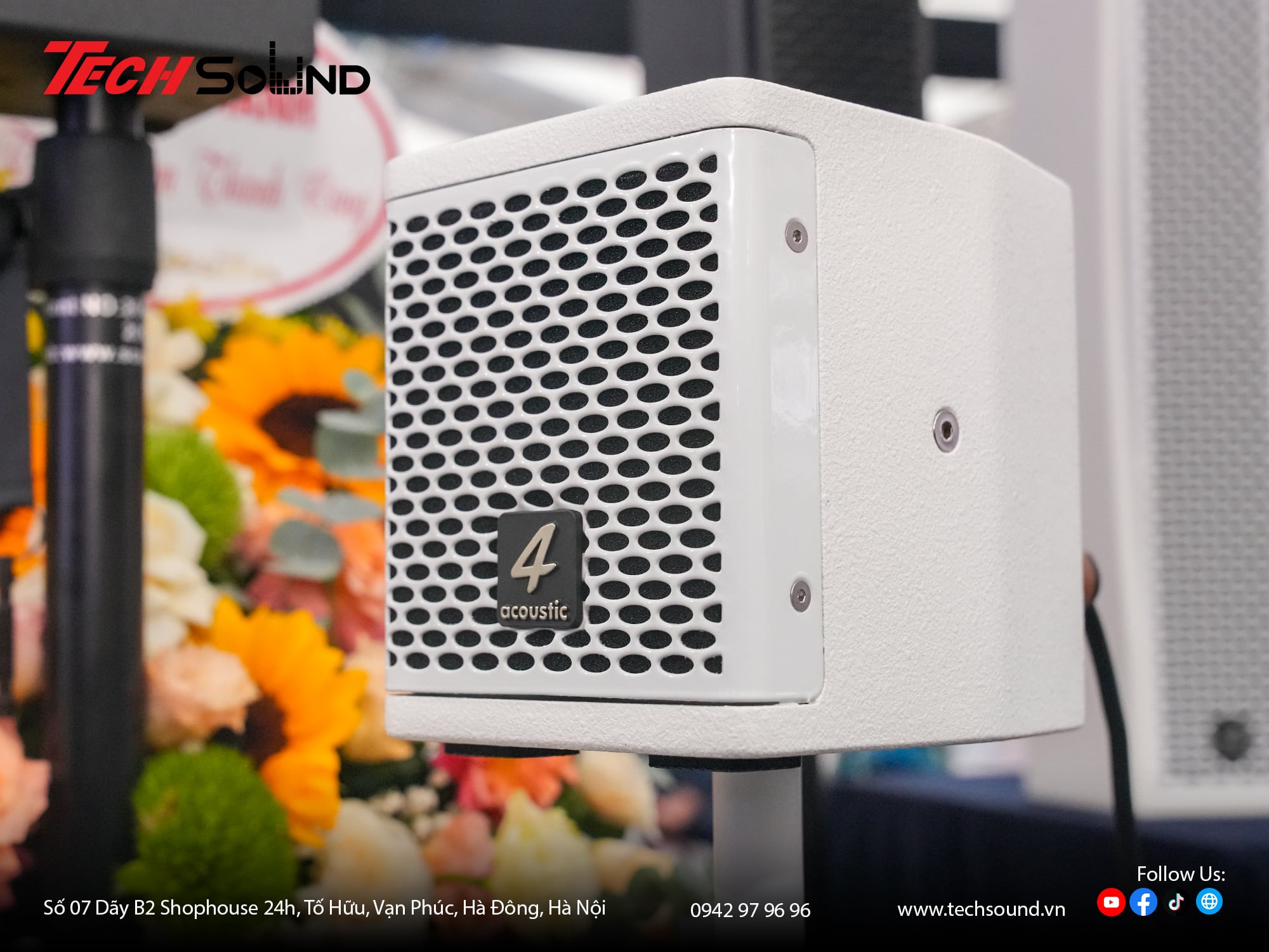 Loa Coaxial 4Acoustic HCS 105C Màu Trắng