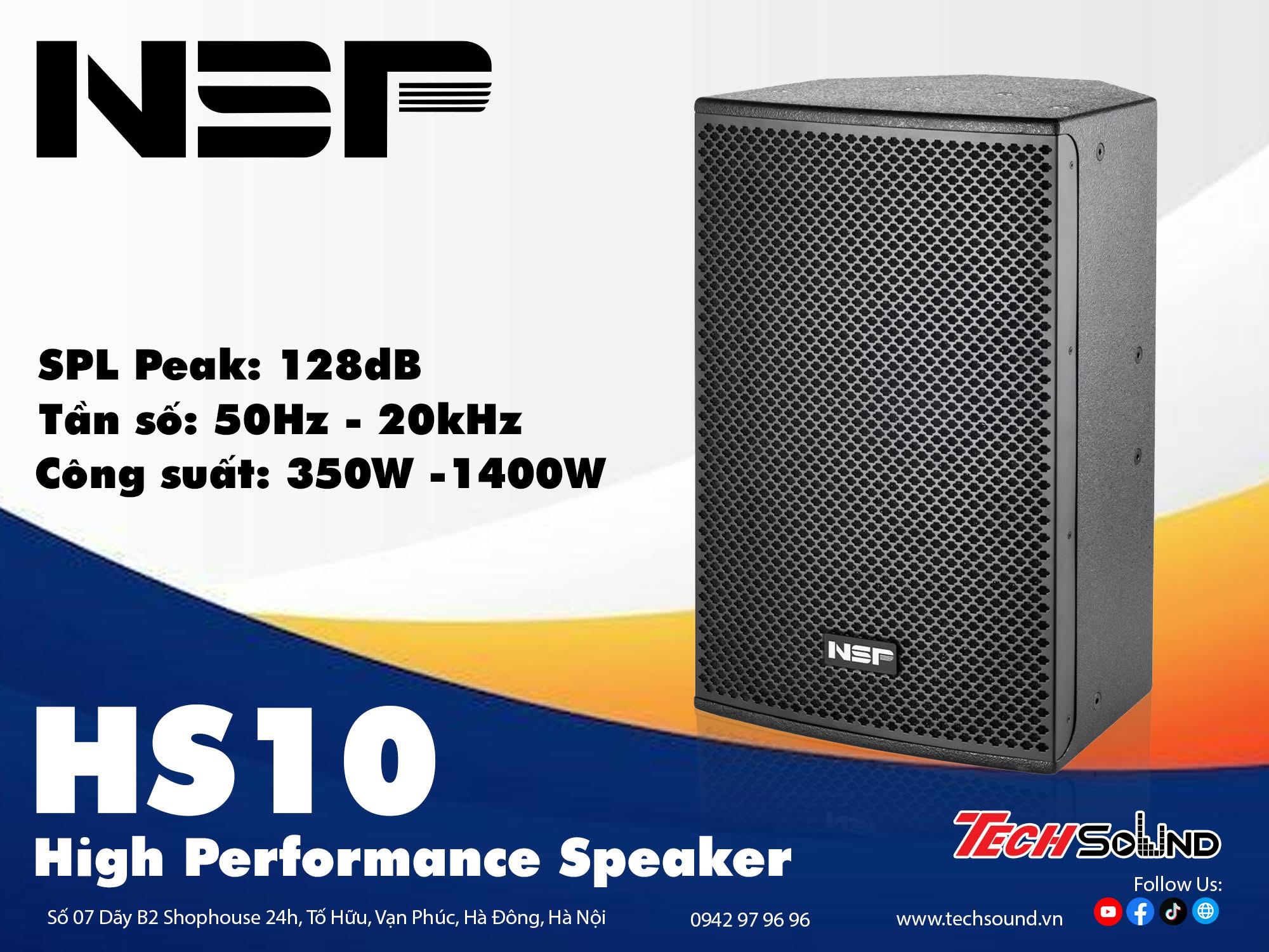 Loa Fullrange NSP Audio HS10