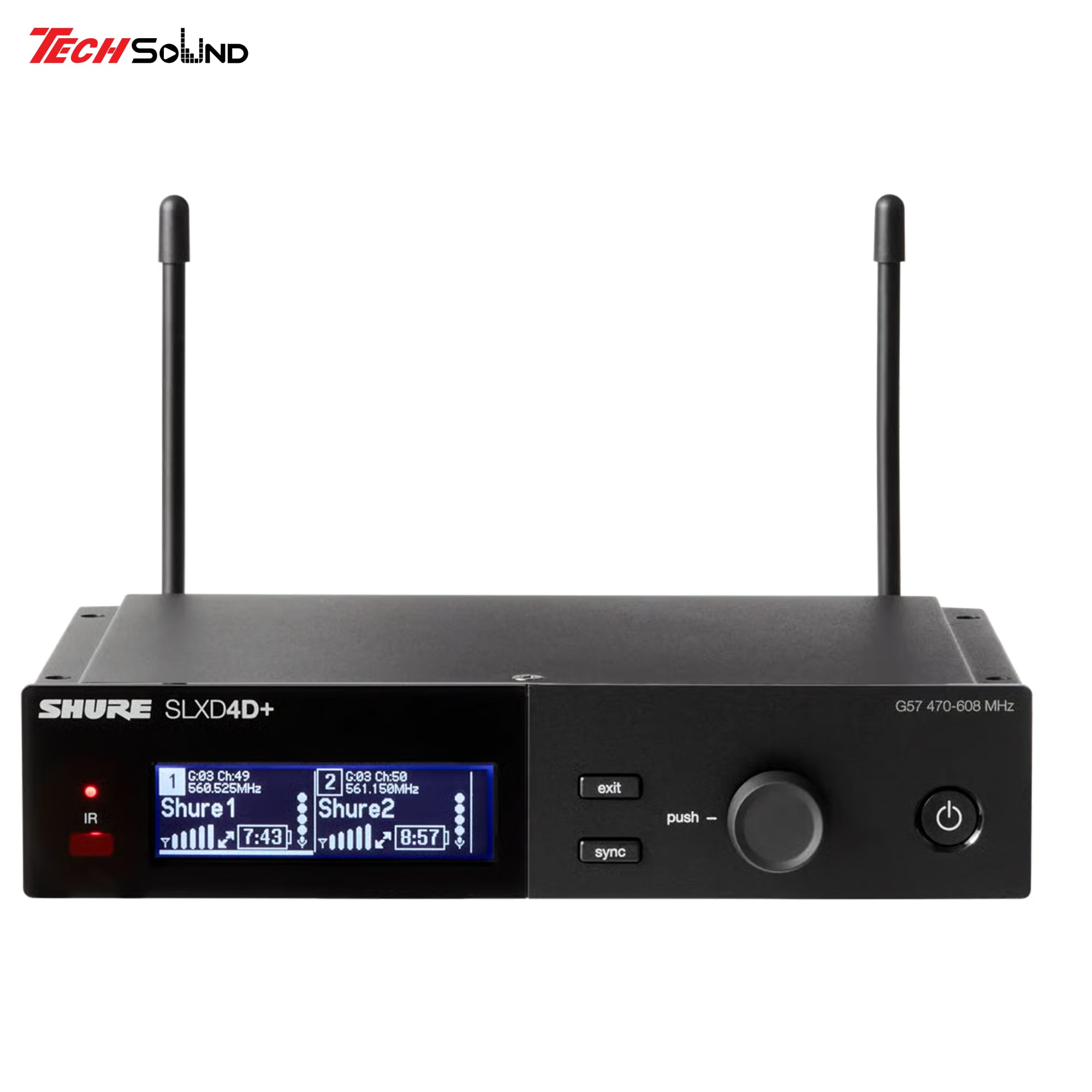 Shure SLXD24D+/58 G66 – Bộ micro không dây kỹ thuật số kép SM58