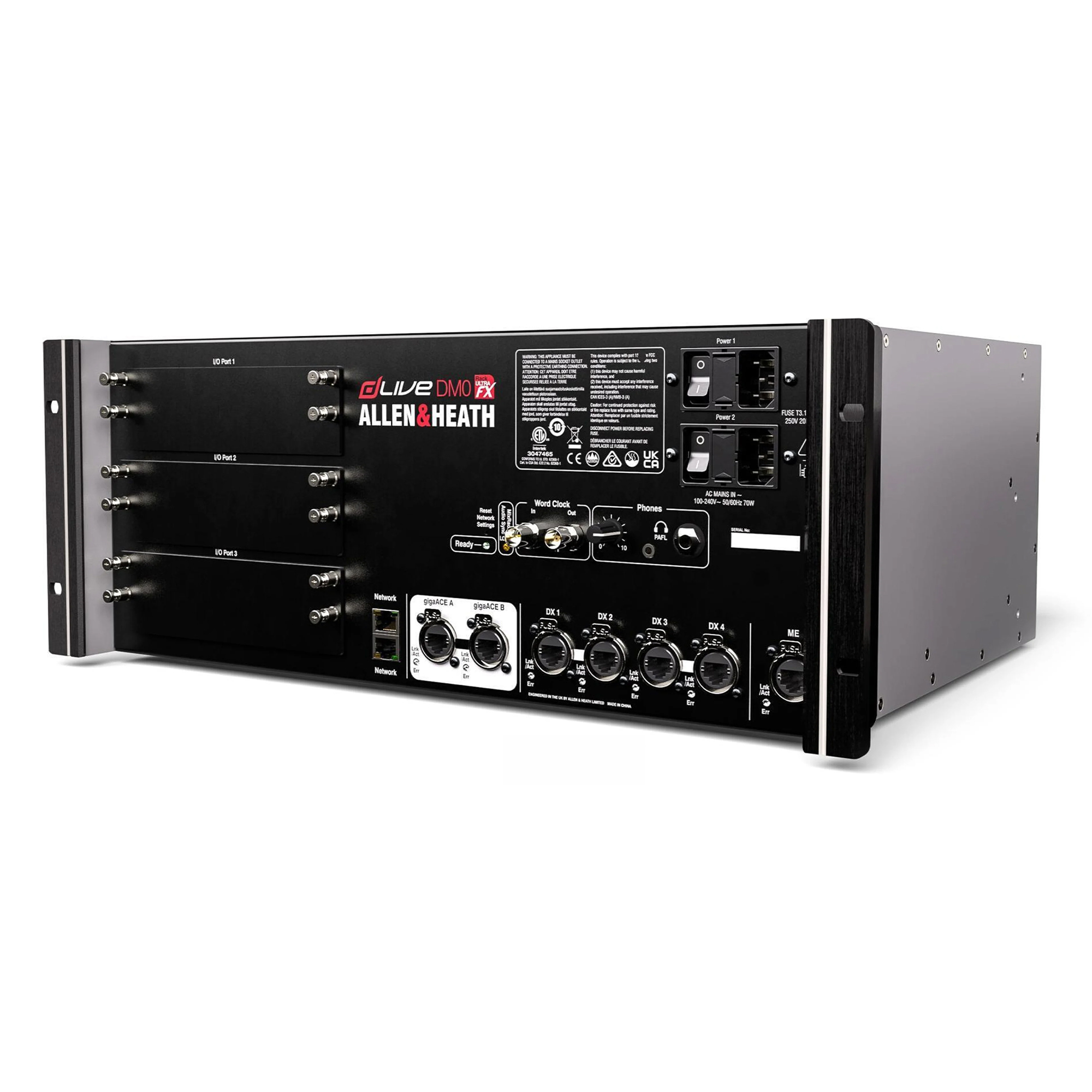 Bộ xử lý kỹ thuật số DLIVE-DM0 compact 4U MixRack Ultra FX