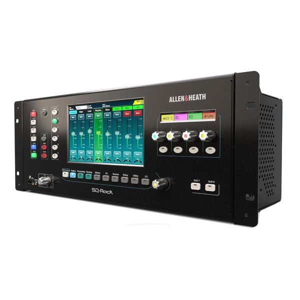 Bàn Mixer Allen & Heath SQ-Rack gắn trên giá đỡ