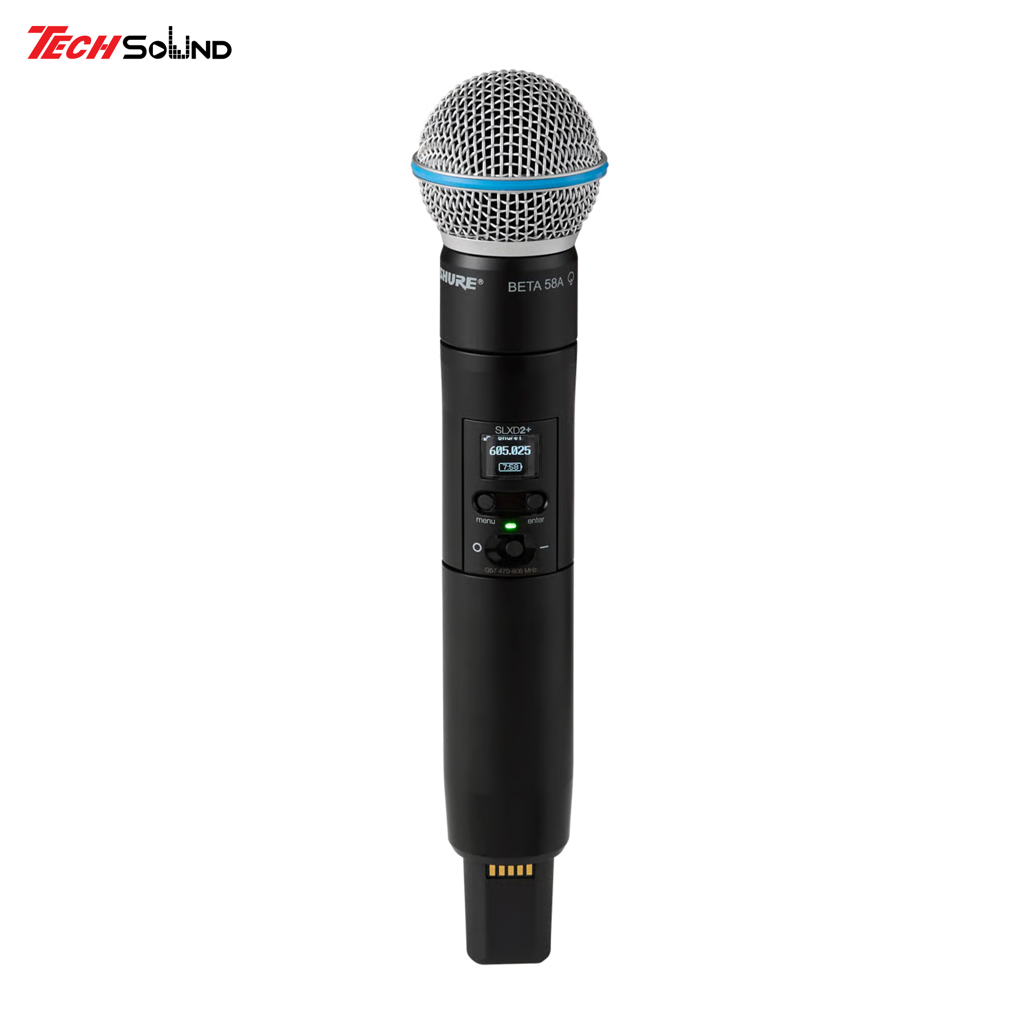 Shure SLXD24+/B58 G66 – Bộ micro không dây kỹ thuật số Beta 58A