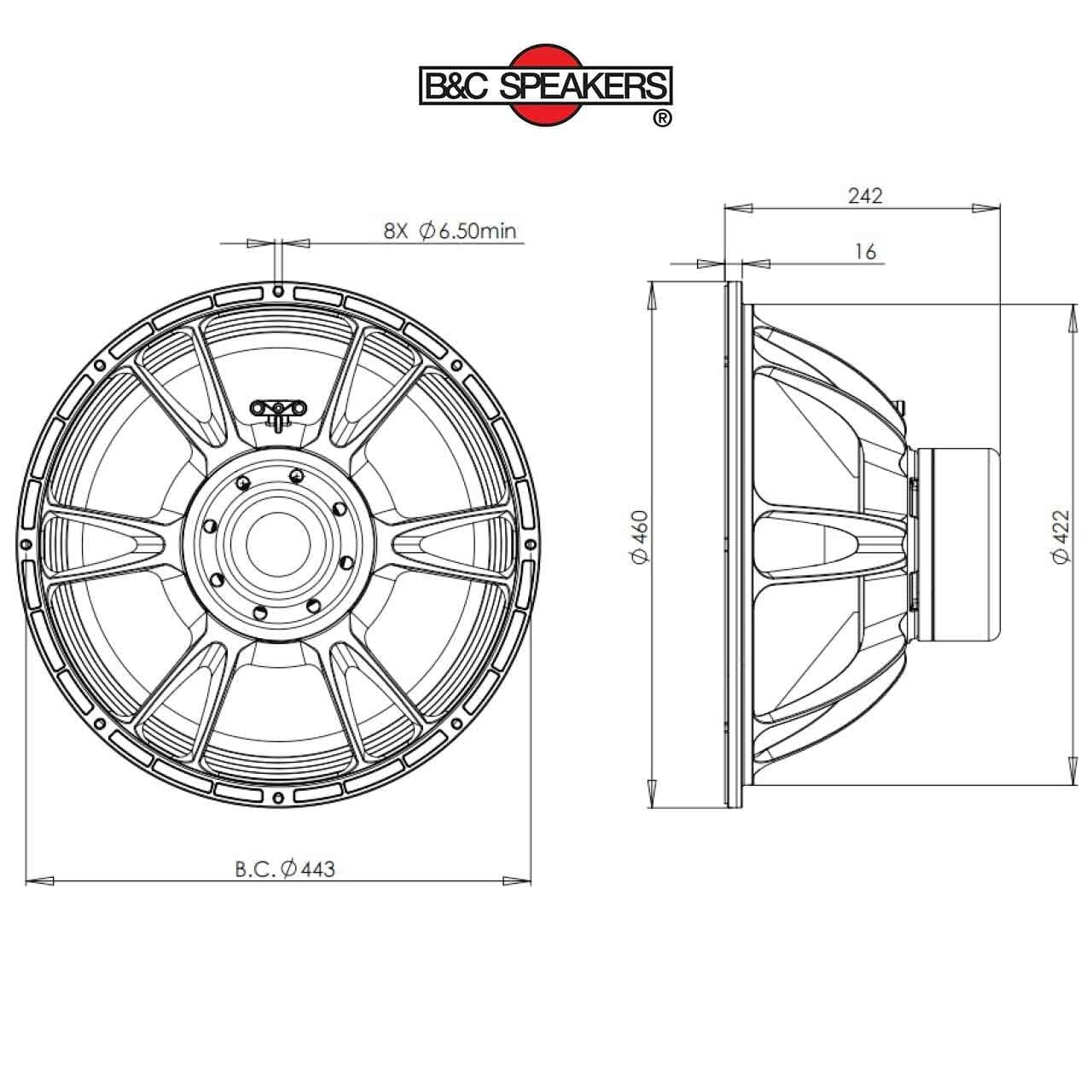 Loa Sub Rời B&C Speakers 5 tấc 18SW115