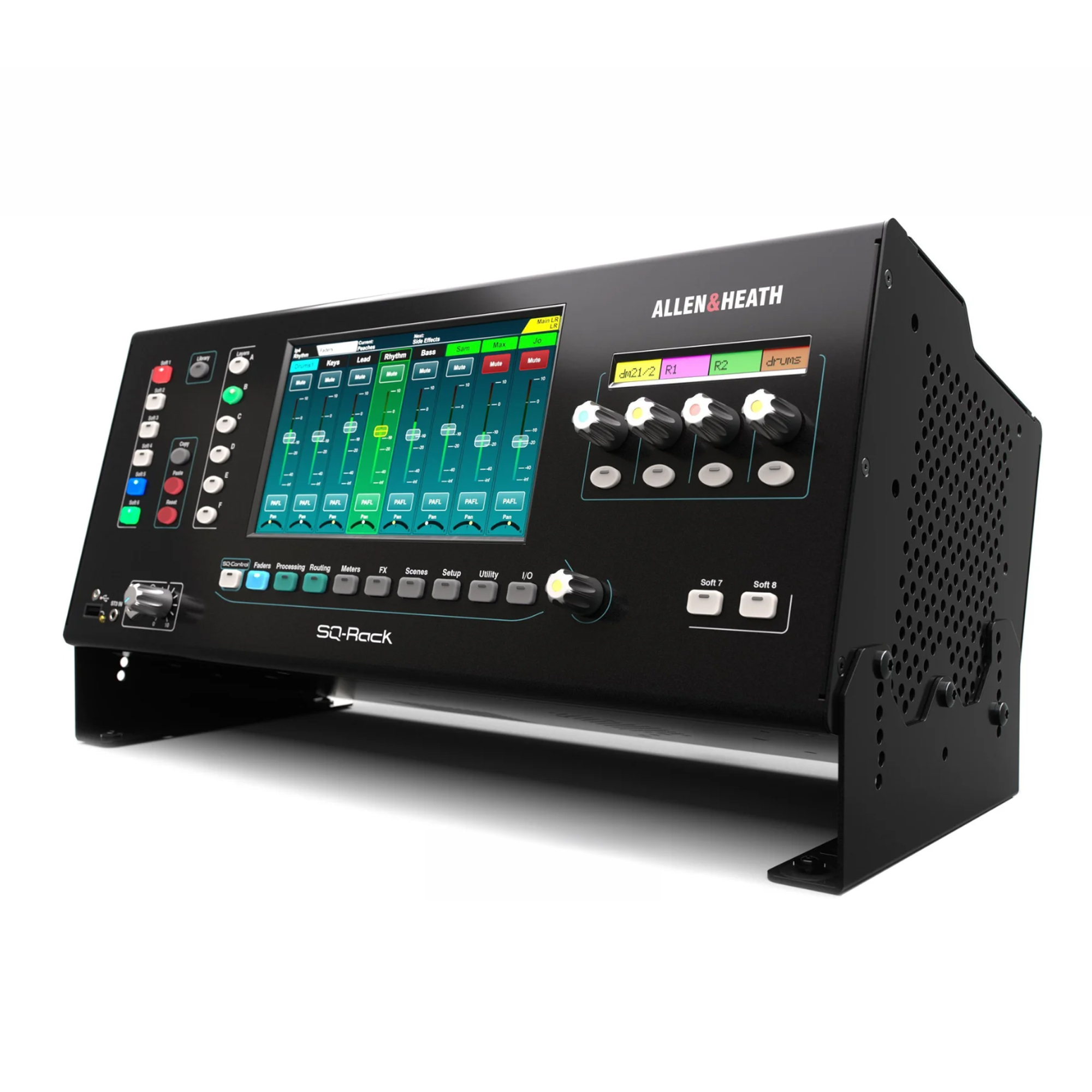 Bàn Mixer Allen & Heath SQ-Rack gắn trên giá đỡ
