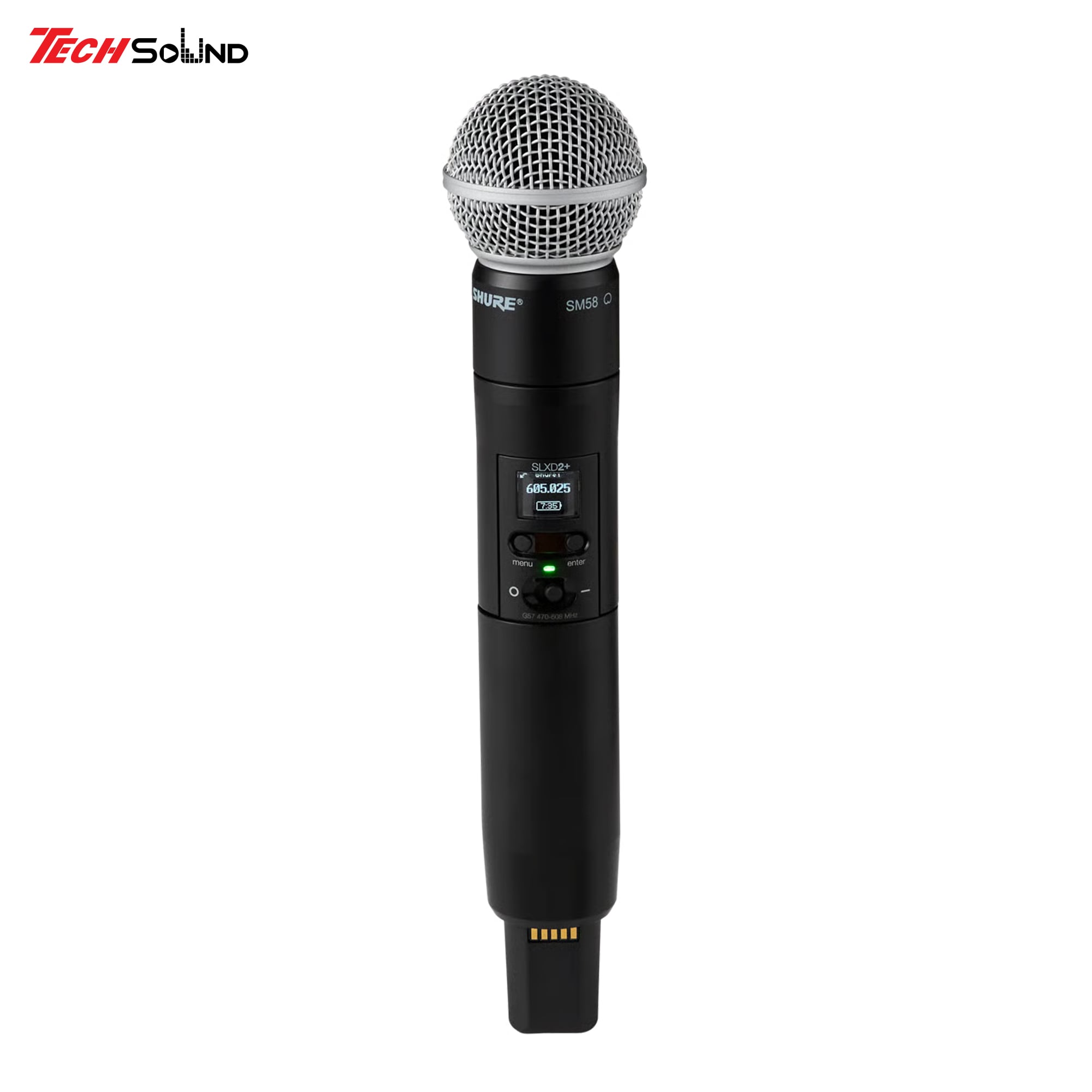 Shure SLXD24D+/58 G66 – Bộ micro không dây kỹ thuật số kép SM58