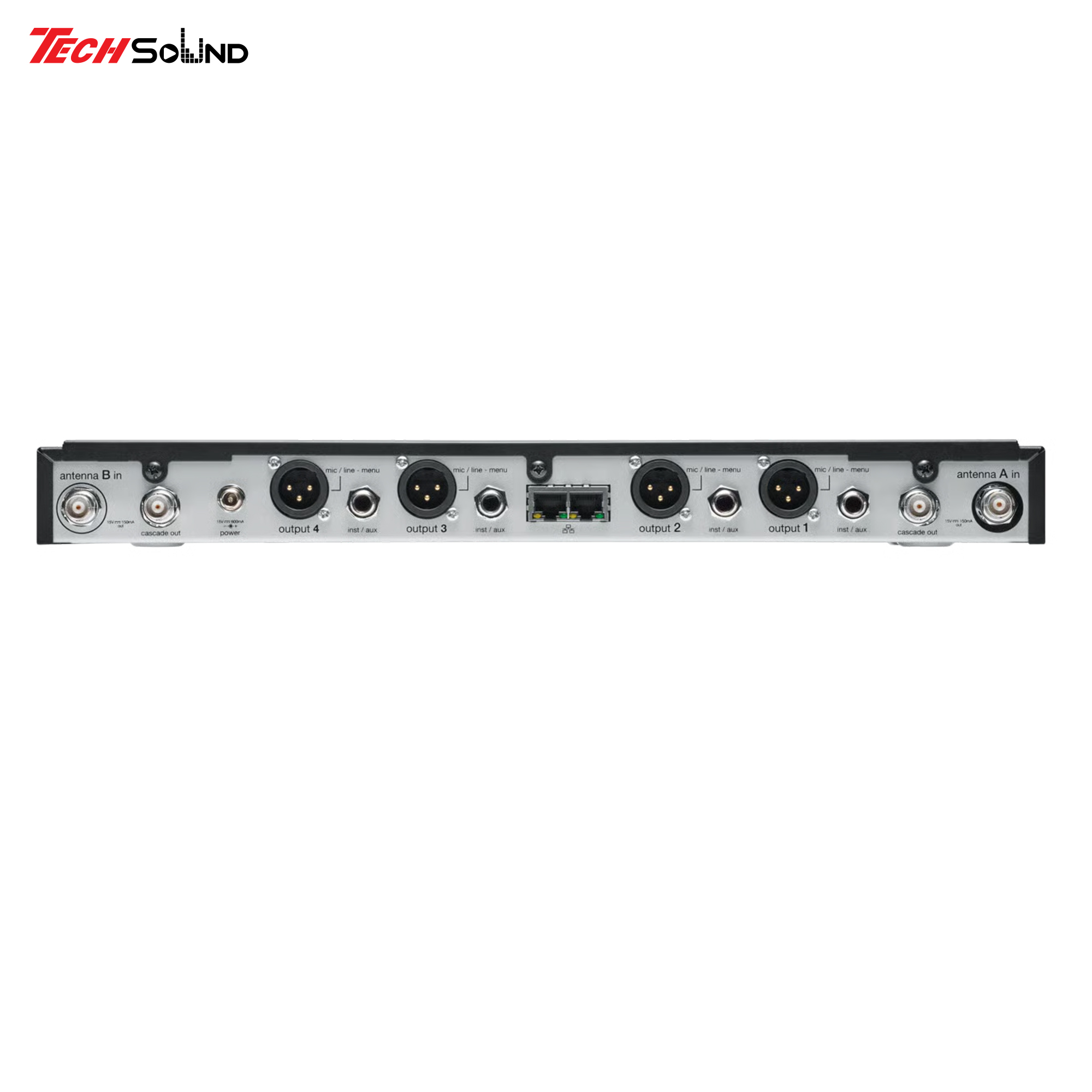 Shure SLXD4Q+ M55 – Bộ thu micro không dây kỹ thuật số bốn kênh