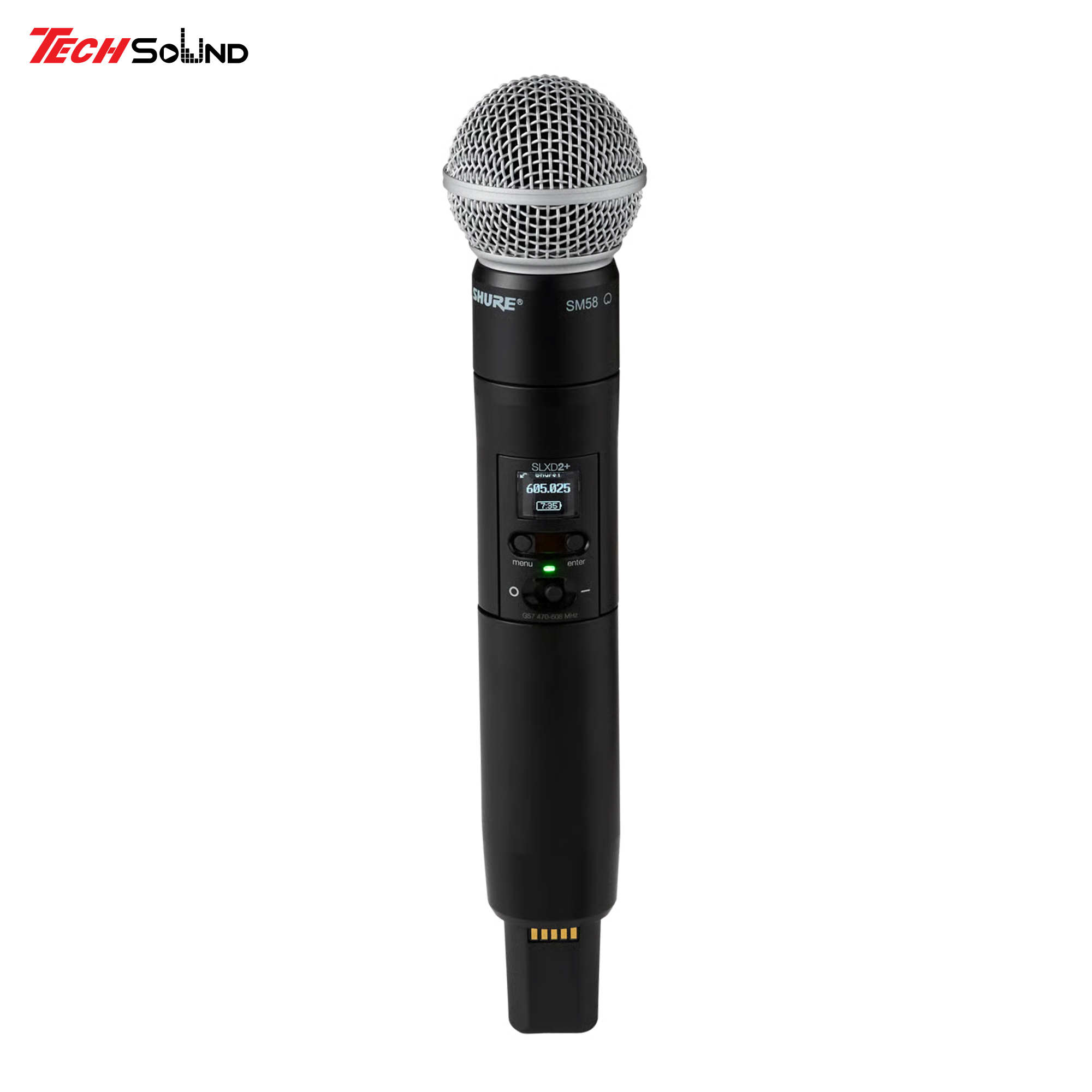 Shure SLXD24D+/B58 G66 – Bộ micro không dây kỹ thuật số kép Beta 58A