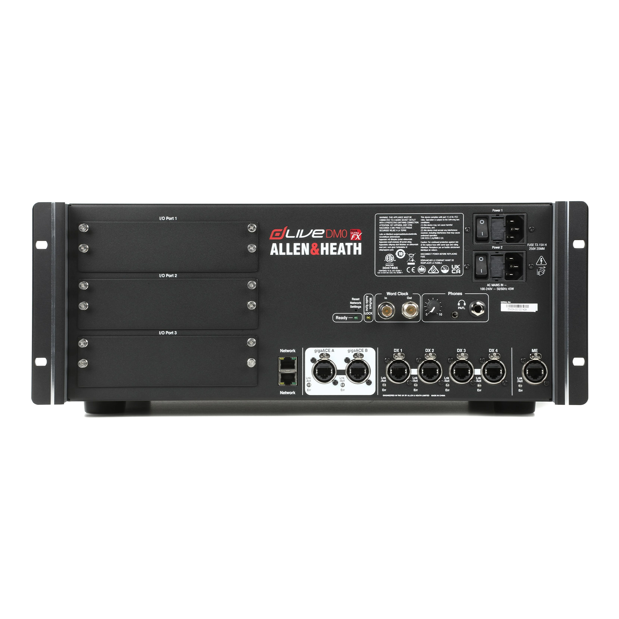 Bộ xử lý kỹ thuật số DLIVE-DM0 compact 4U MixRack Ultra FX