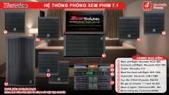 Cấu hình Hệ thống âm thanh 4Acoustic Xem Phim 7.1