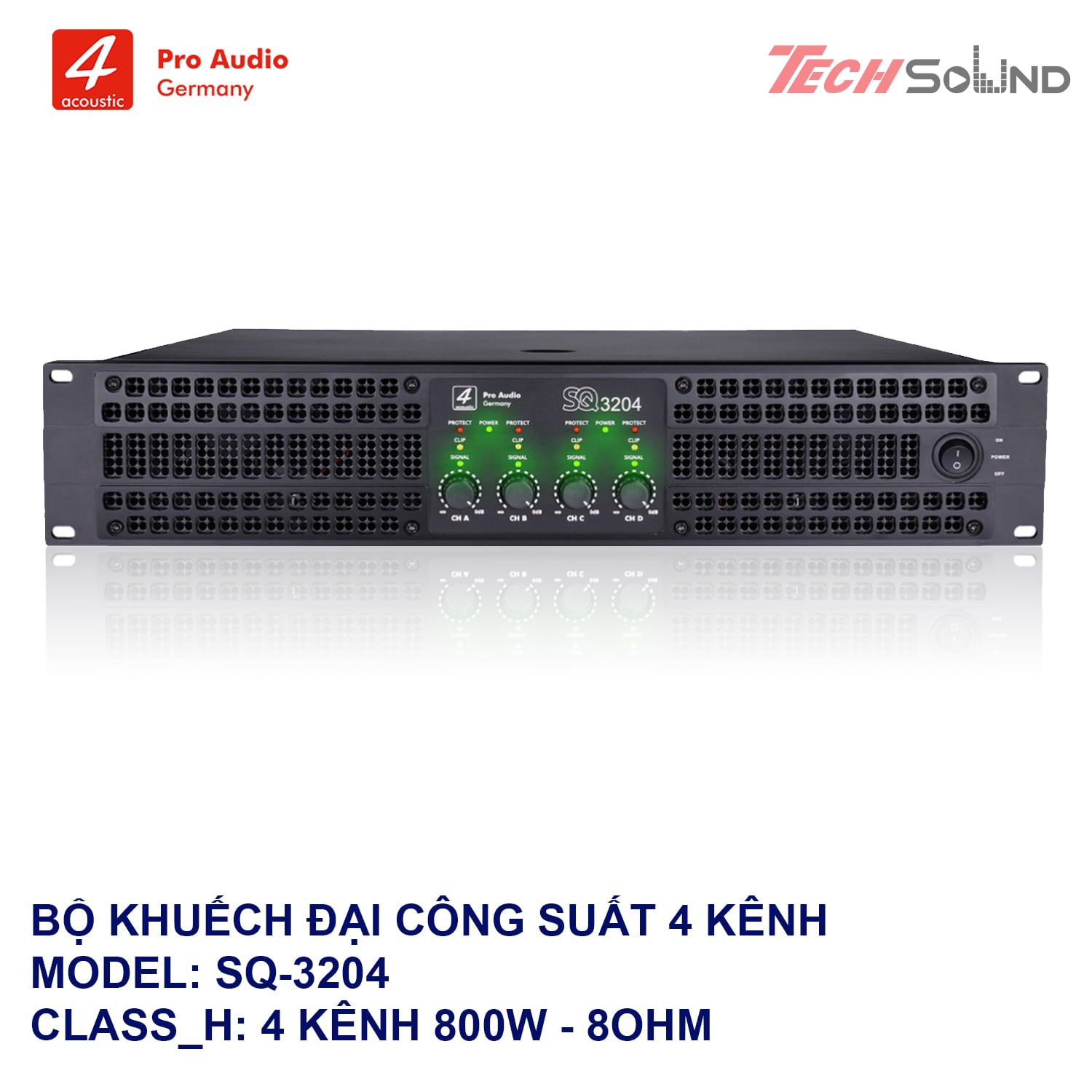 Cục đẩy 4 Kênh 4Acoustic SQ3204