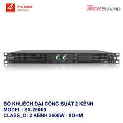 Cục Đẩy 1U 4Acoustic SX25000 (2 Kênh)