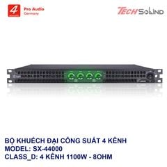 Công suất 1U 4Acoustic SX44000 (4 Kênh 1100W)