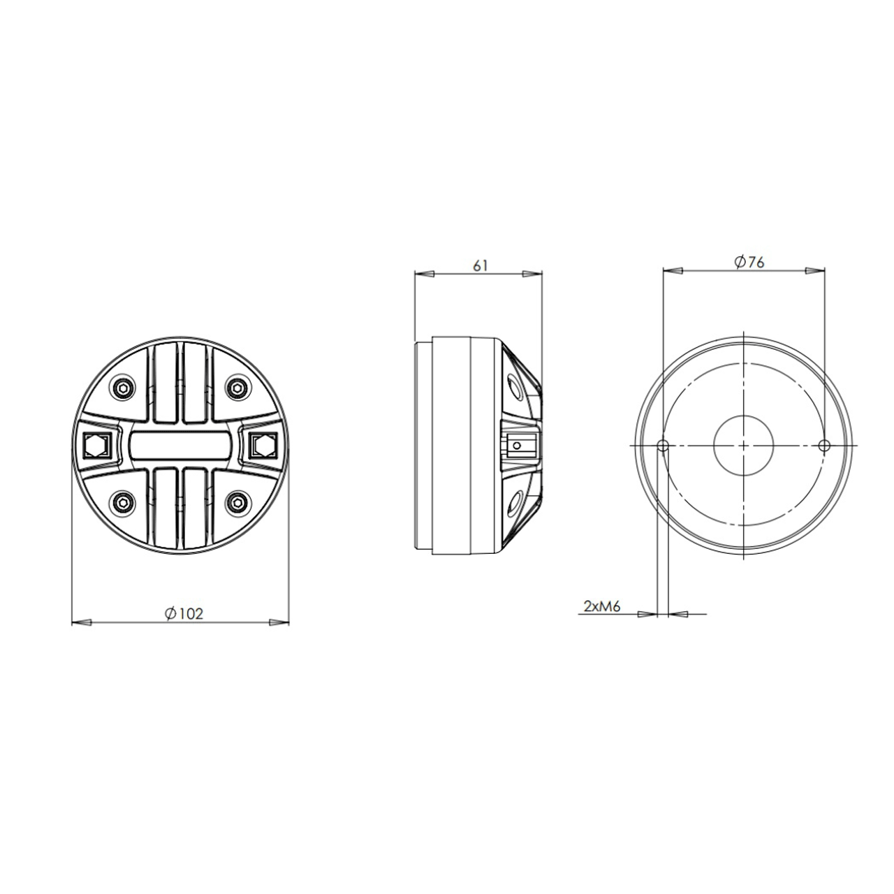 CỦ TREBLE B&C SPEAKERS DE180
