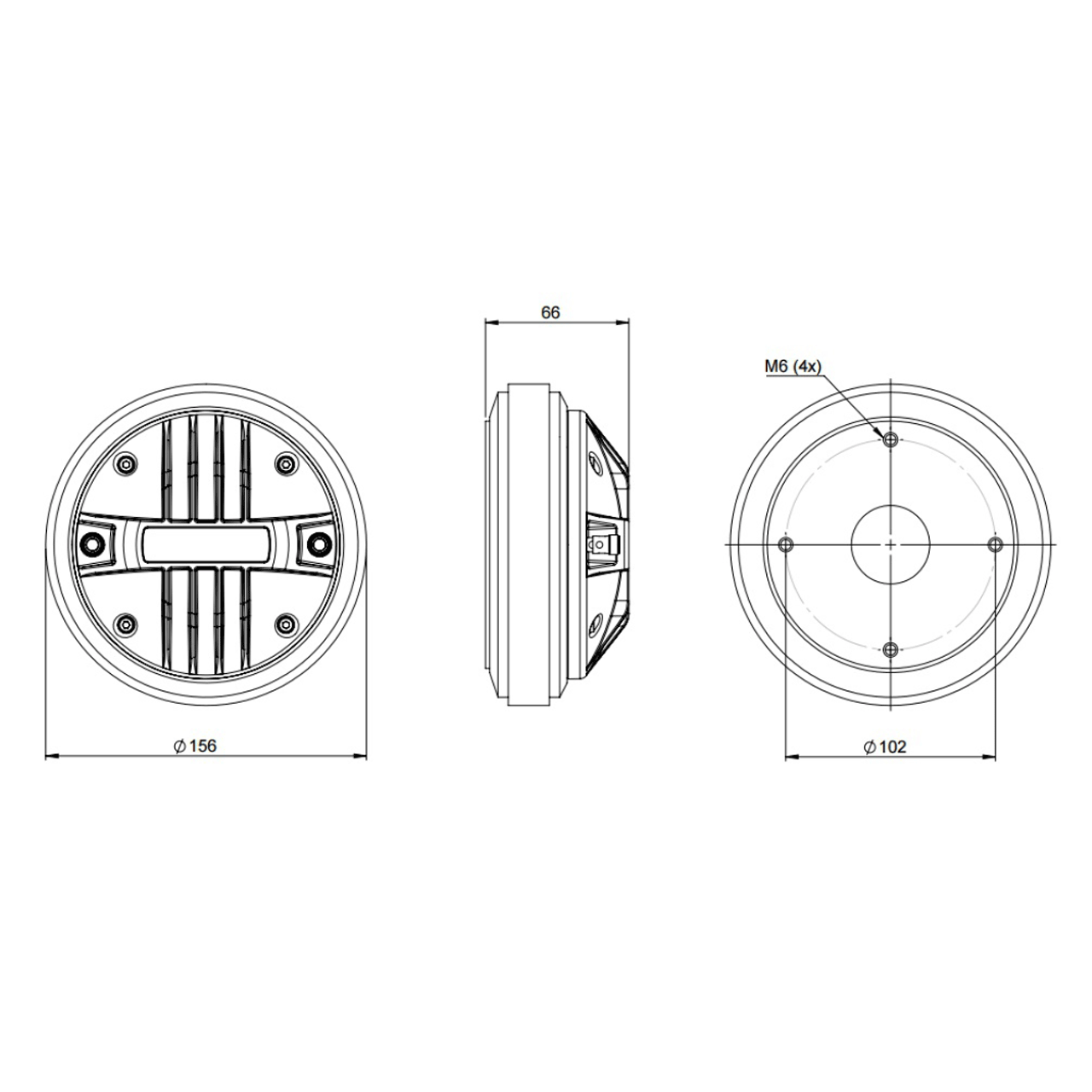 CỦ TREBLE B&C SPEAKERS DE60TN