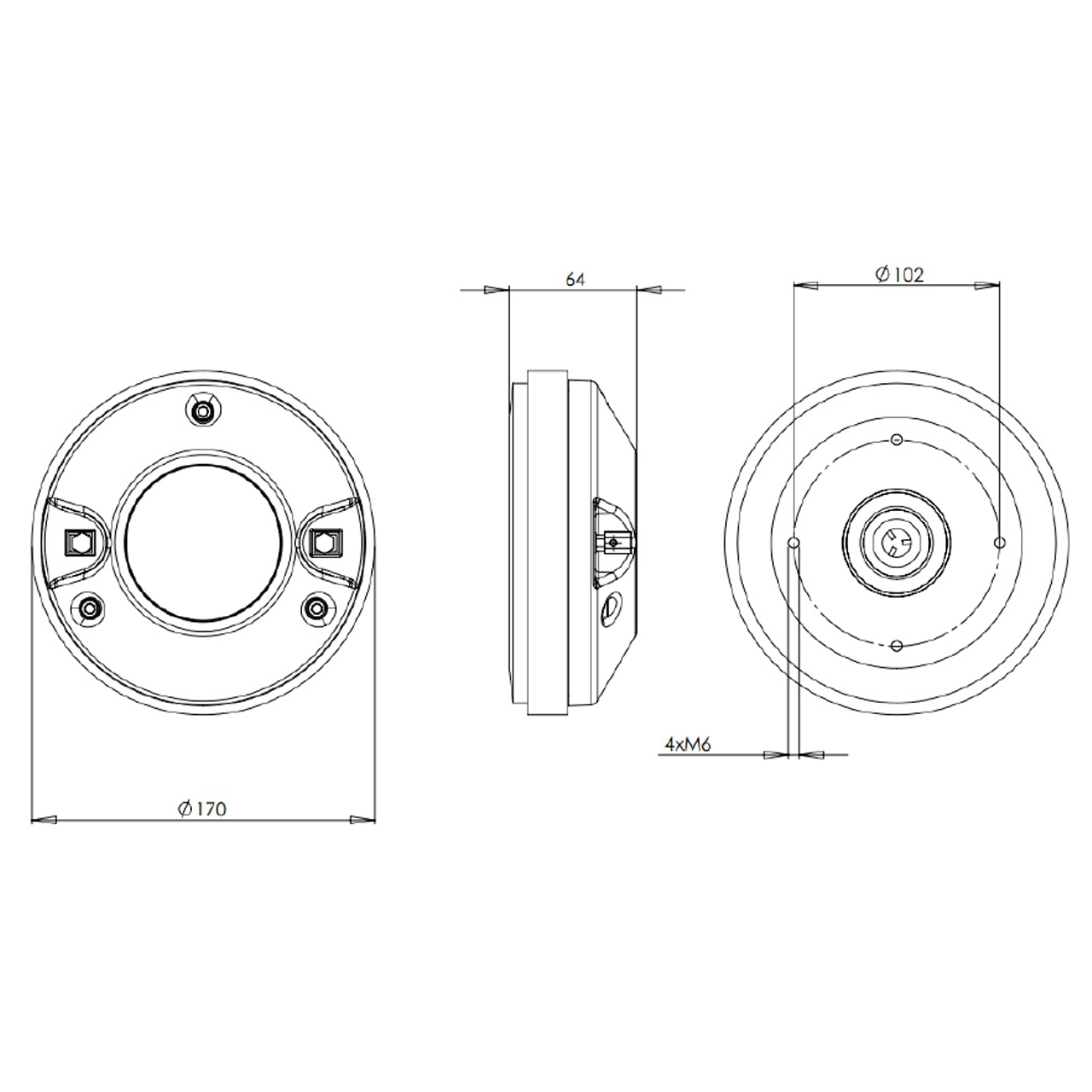 CỦ TREBLE B&C SPEAKERS DE82TN