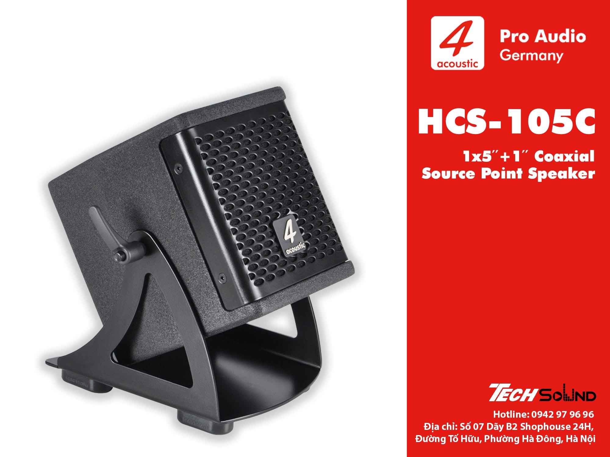 Loa Coaxial Point Source 4Acoustic HCS 105C