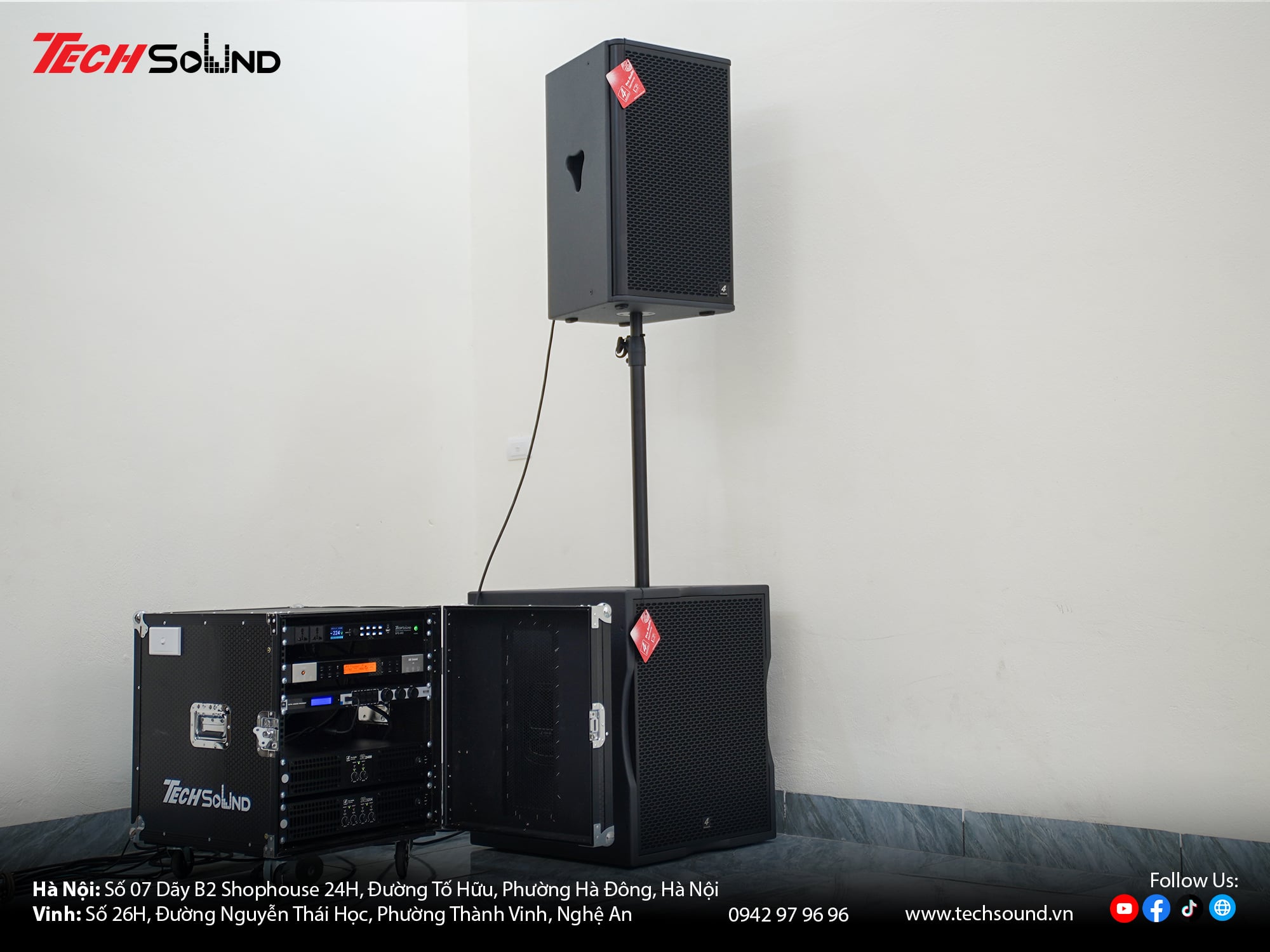 Chân cọc cắm loa Cắm Lỗ Subwoofer