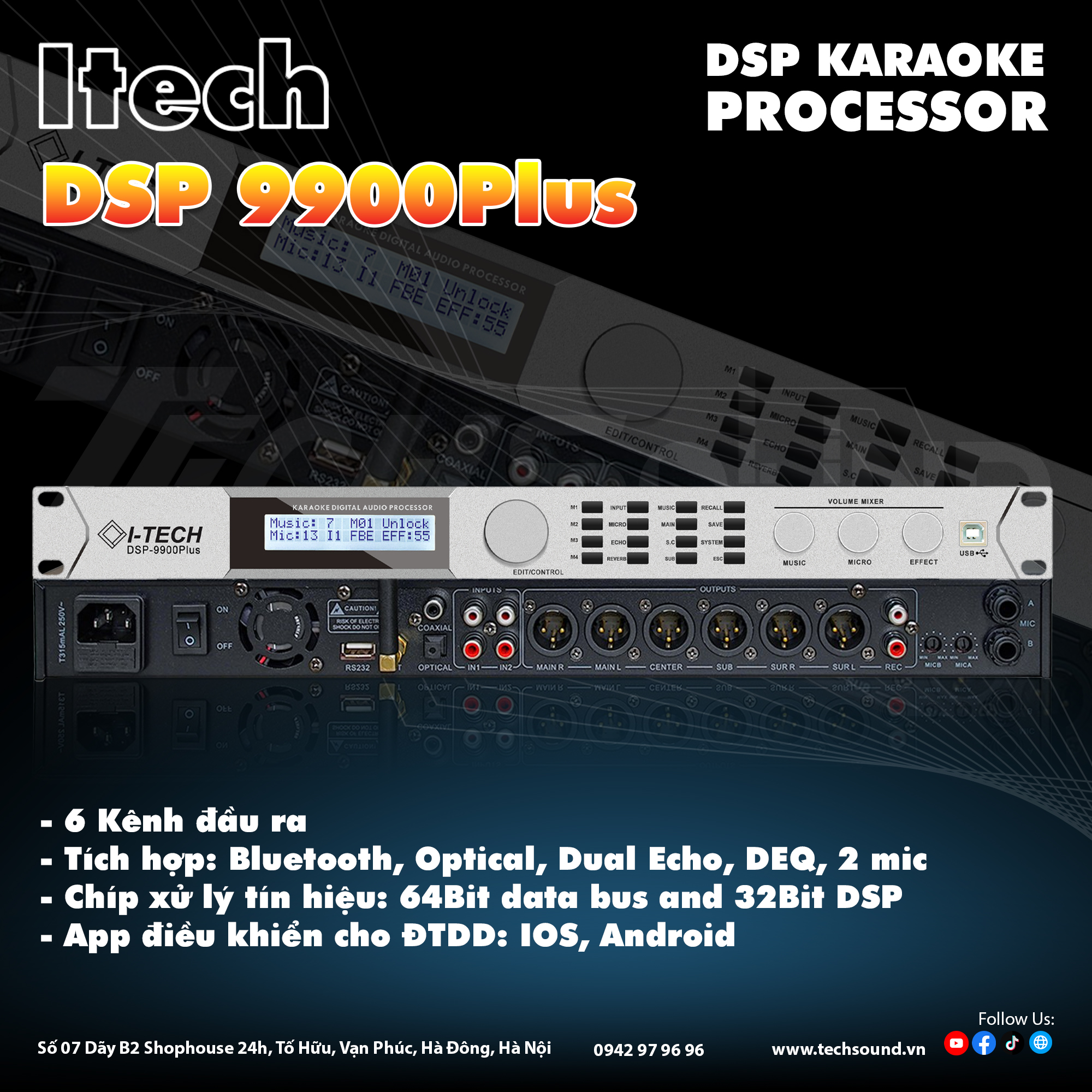 Vang số Itech DSP 9900Plus