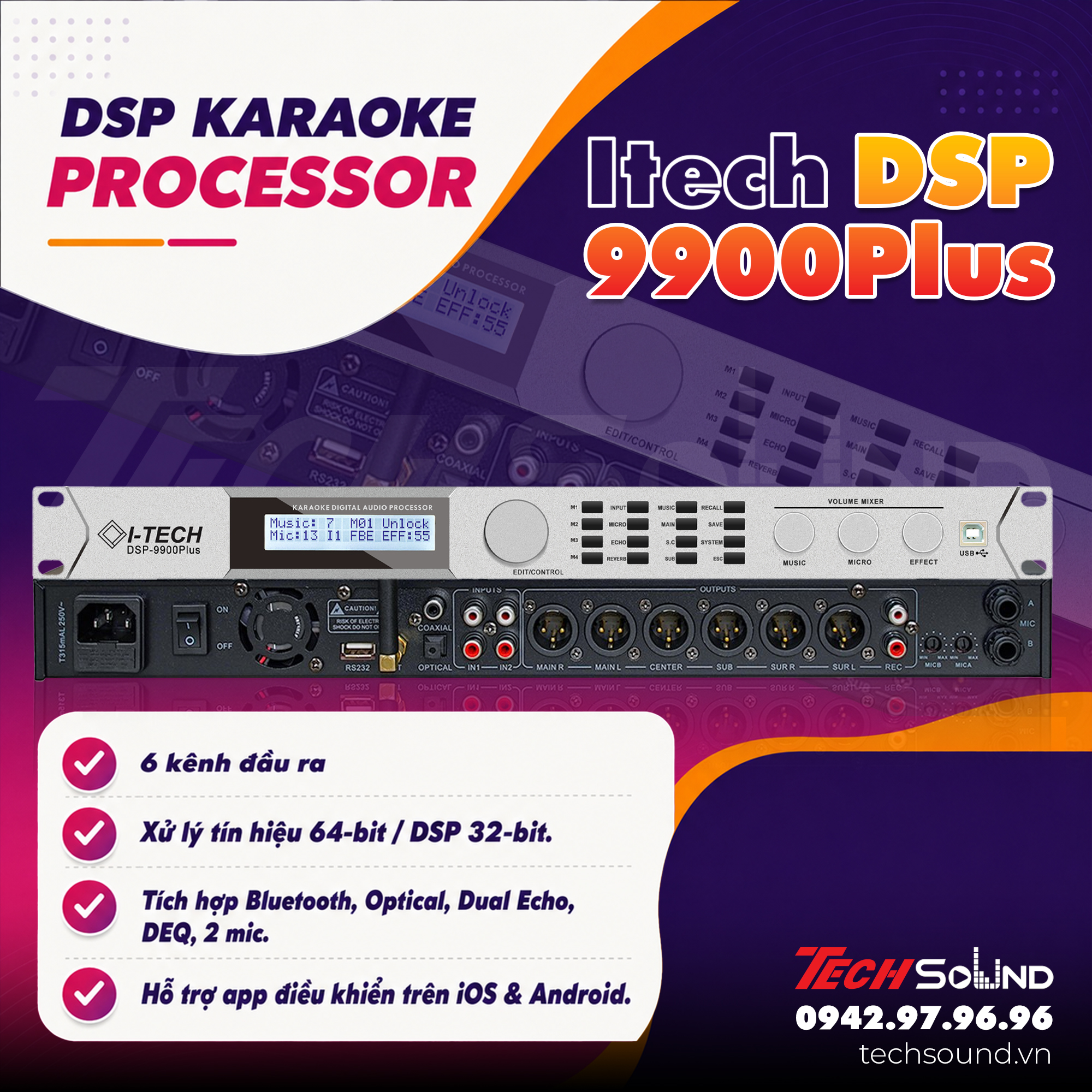 Vang số Itech DSP 9900Plus