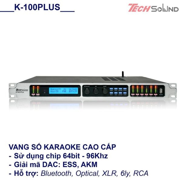 Vang số cao cấp Techsound K100 Plus [Ver2]