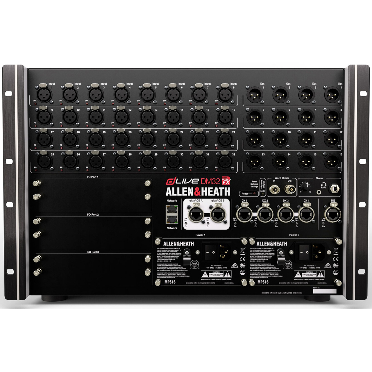Bộ xử lý kỹ thuật số DLIVE-DM32 MixRack Ultra FX