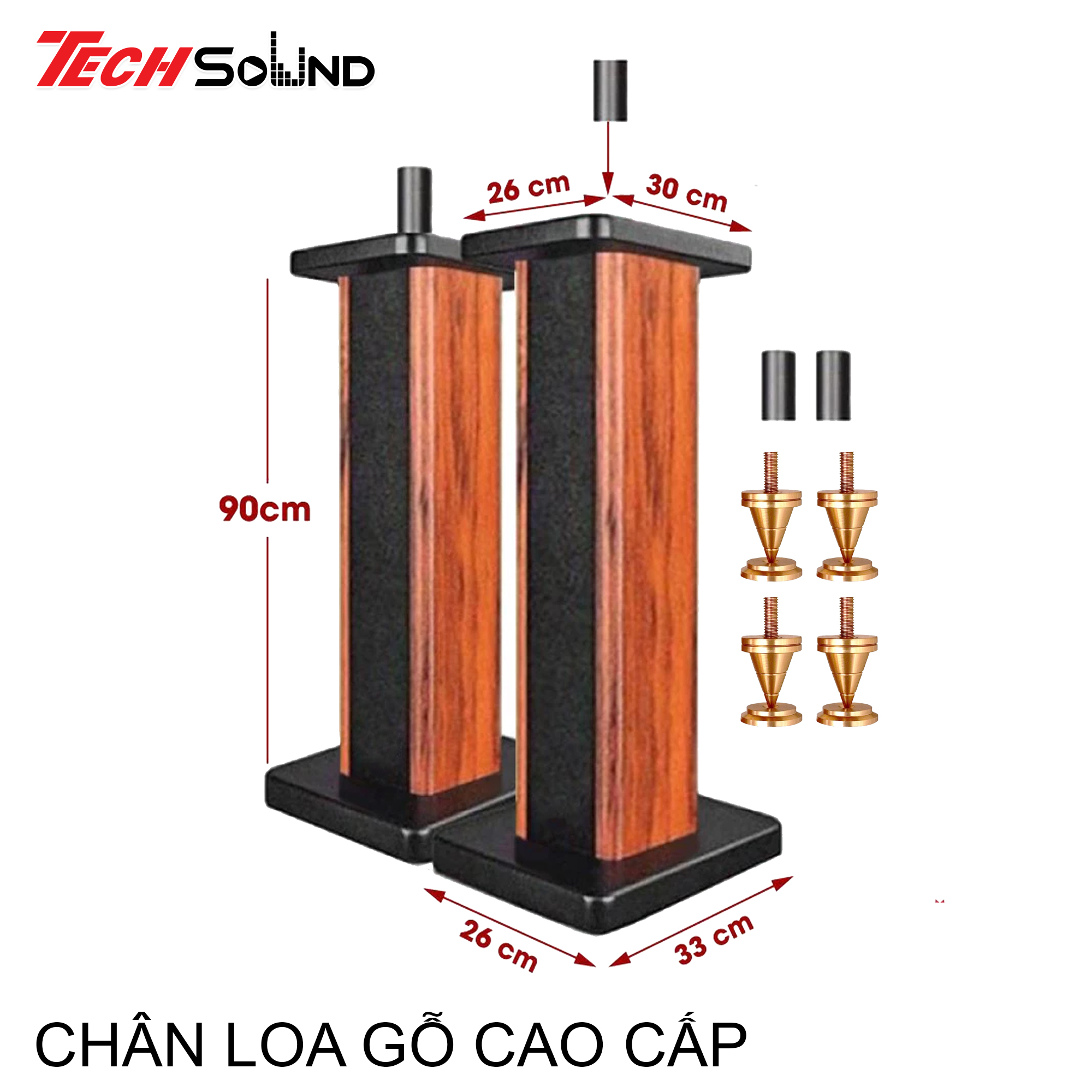 Chân Gỗ Để Loa Cao Cấp