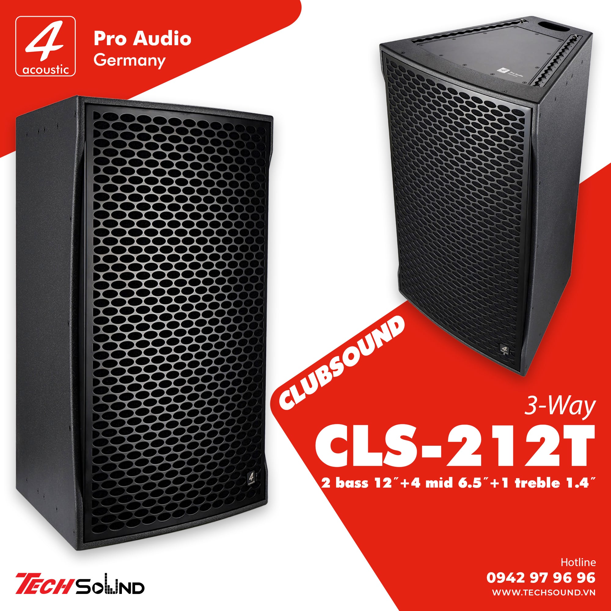 Loa 4Acoustic ClubSound CLS 212T