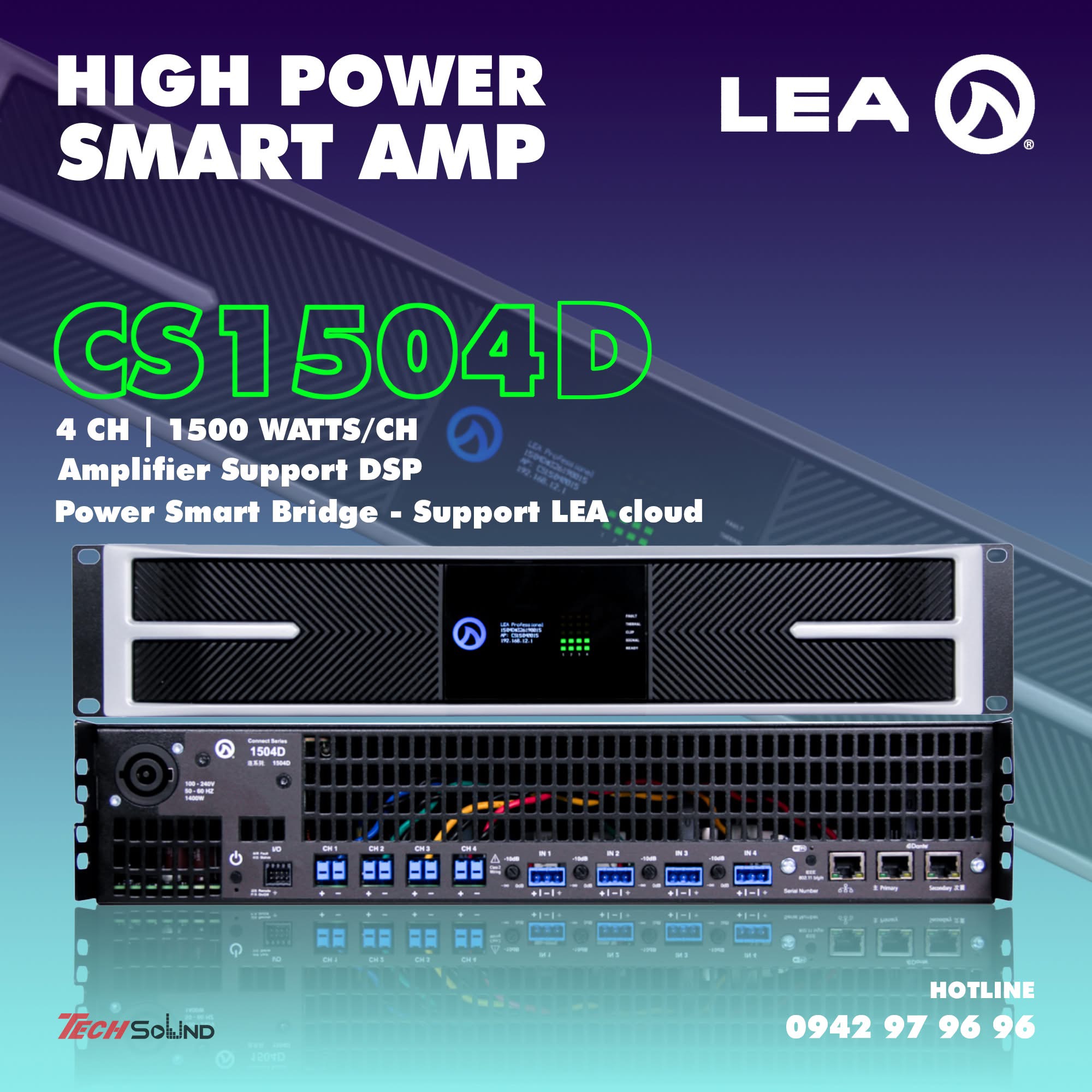 Amplifier LEA Professional CS1504D